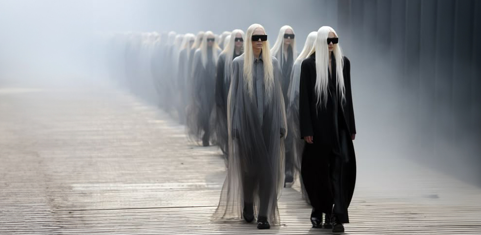 Image of a fashion show runway.